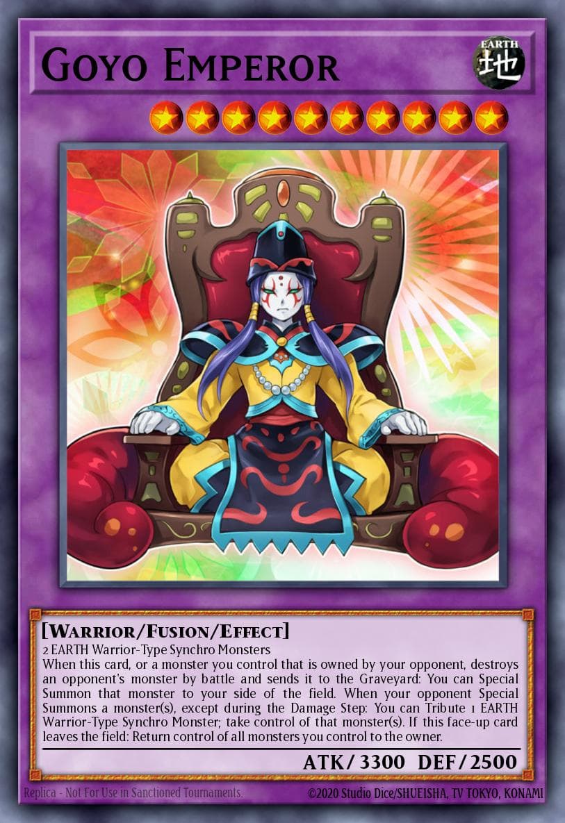 Goyo Emperor Breakers of Shadow: Special Edition card