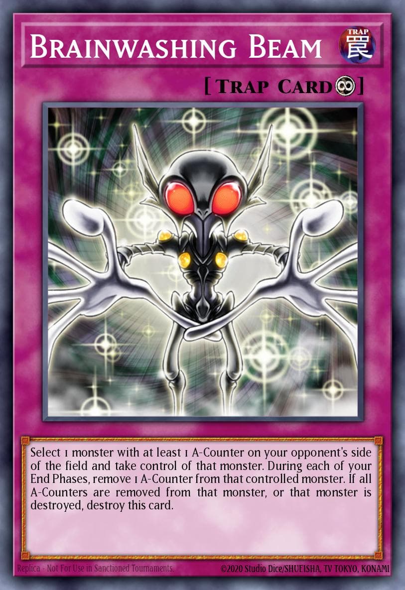 Brainwashing Beam Power of the Duelist card