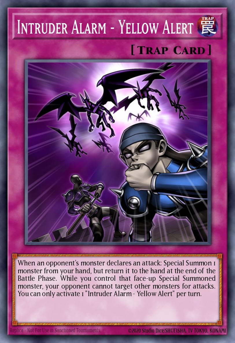 Intruder Alarm - Yellow Alert Battles of Legend: Armageddon card