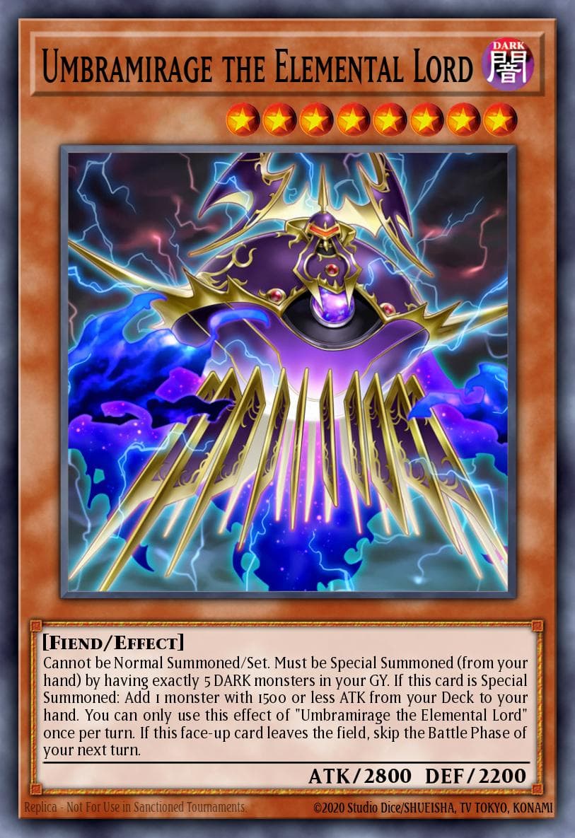 Umbramirage the Elemental Lord Cybernetic Horizon Special Edition card