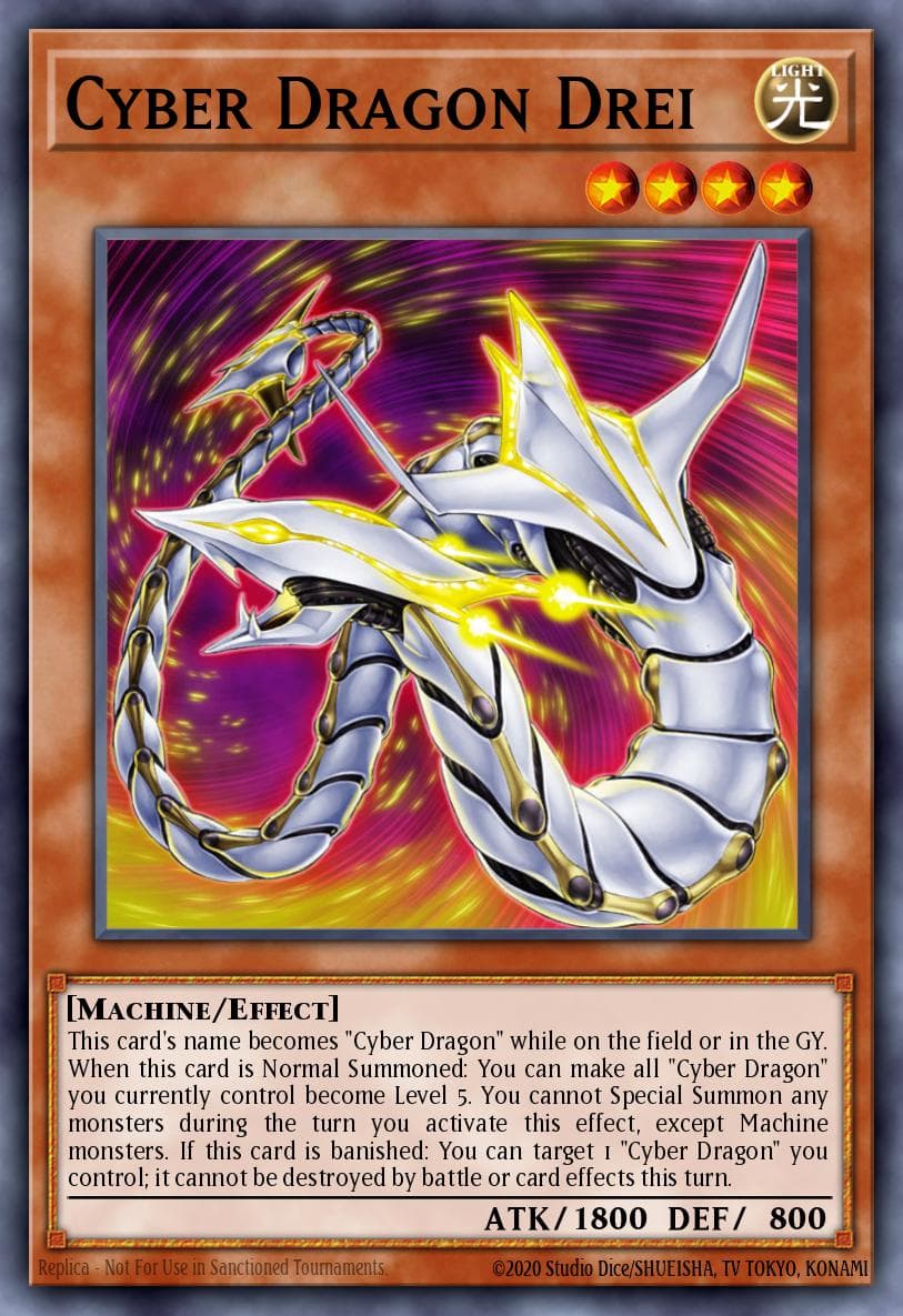 Cyber Dragon Drei Structure Deck: Cyber Strike card