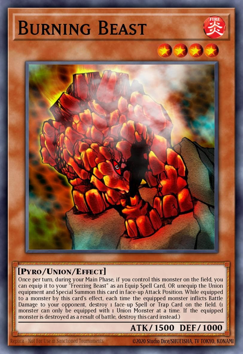 Burning Beast Dark Revelation Volume 1 card