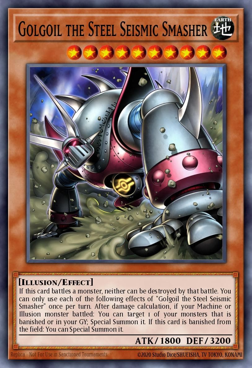 Golgoil the Steel Seismic Smasher Legacy of Destruction card
