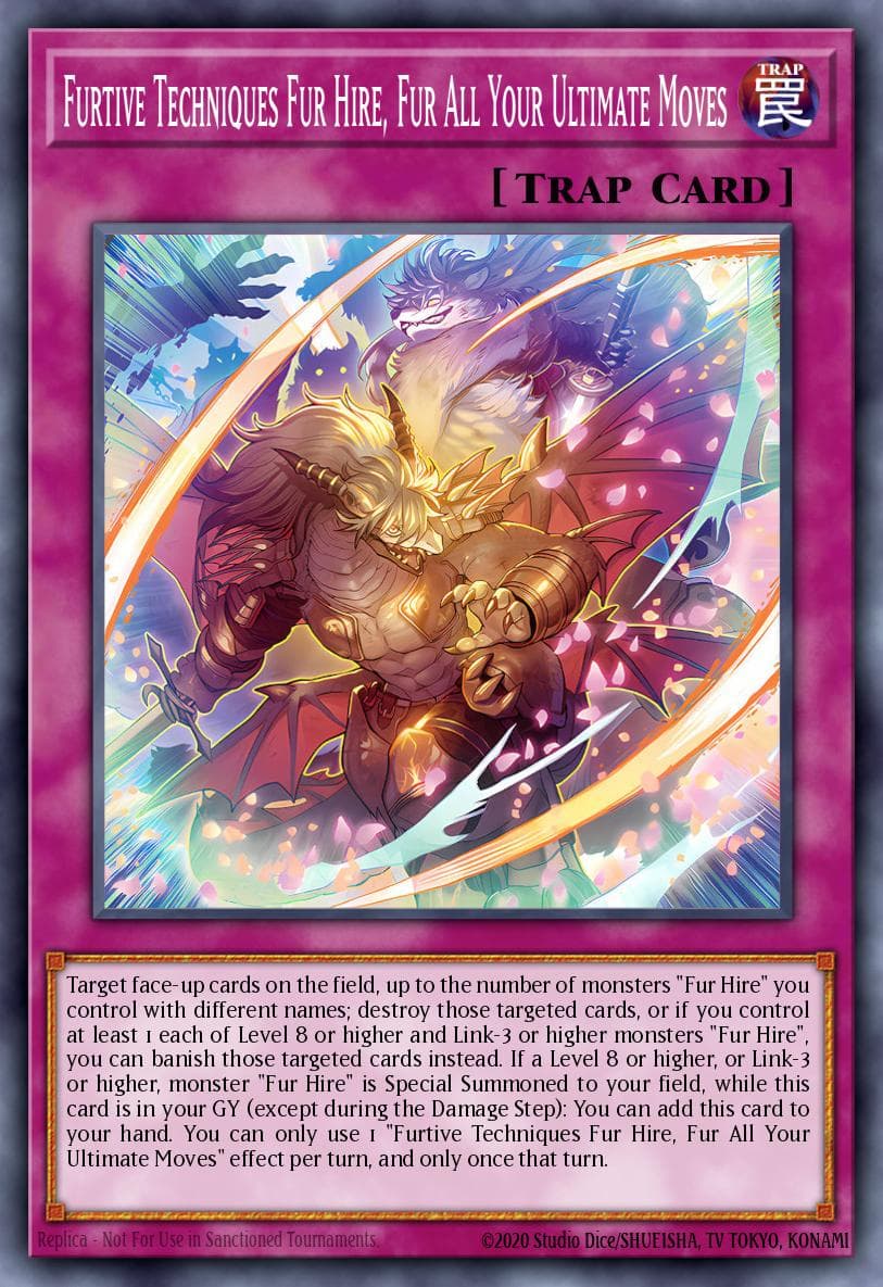 Furtive Techniques Fur Hire, Fur All Your Ultimate Moves Burst Protocol card