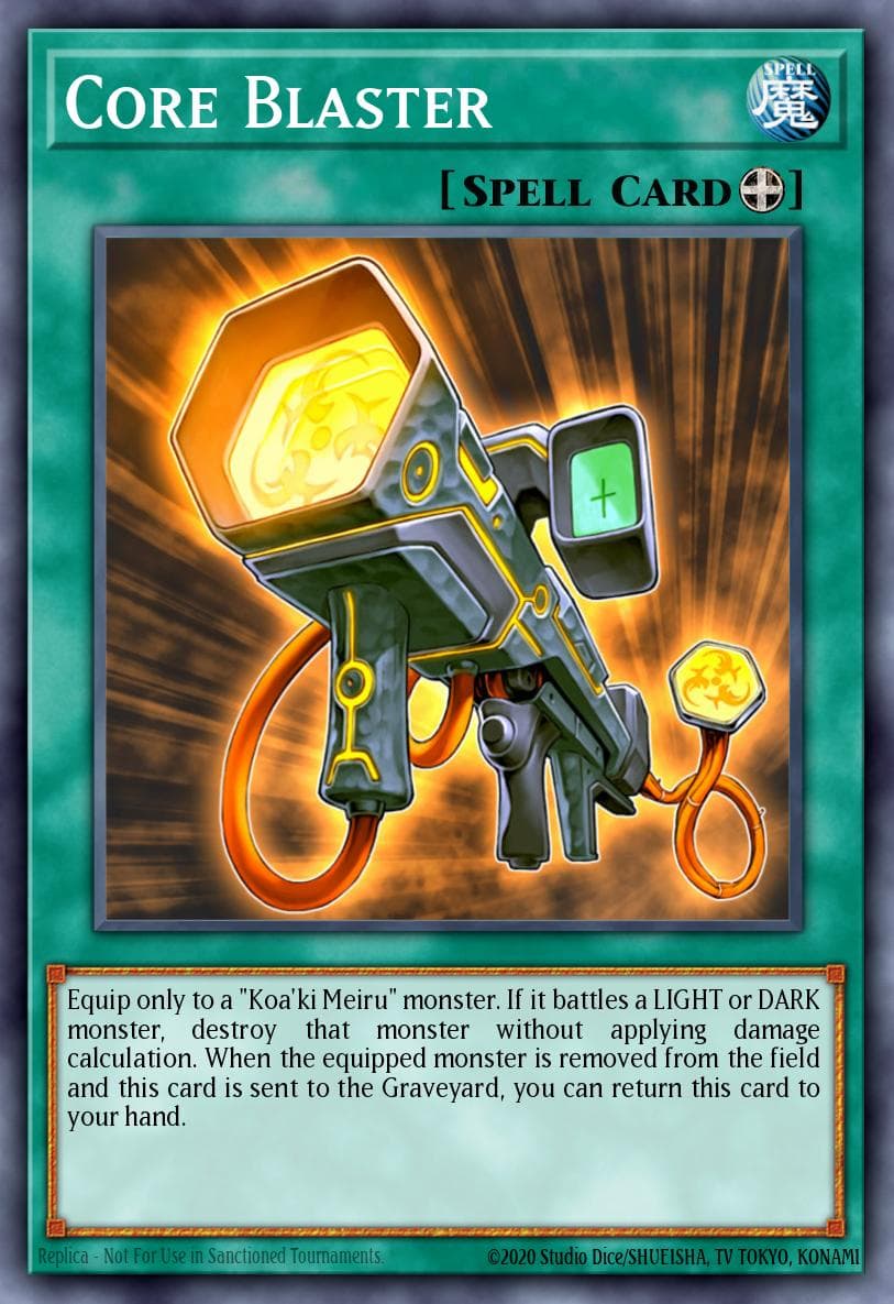 Core Blaster Ancient Prophecy: Special Edition card