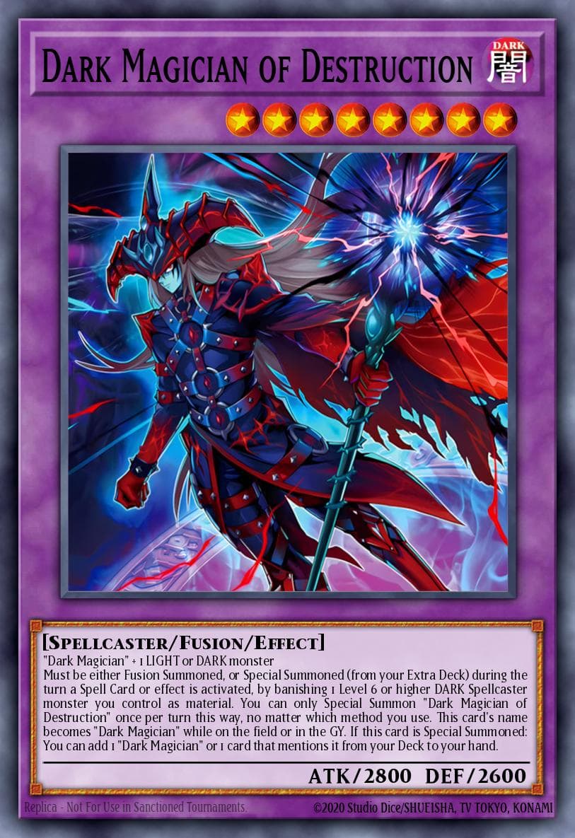 Dark Magician of Destruction Maze of Muertos card