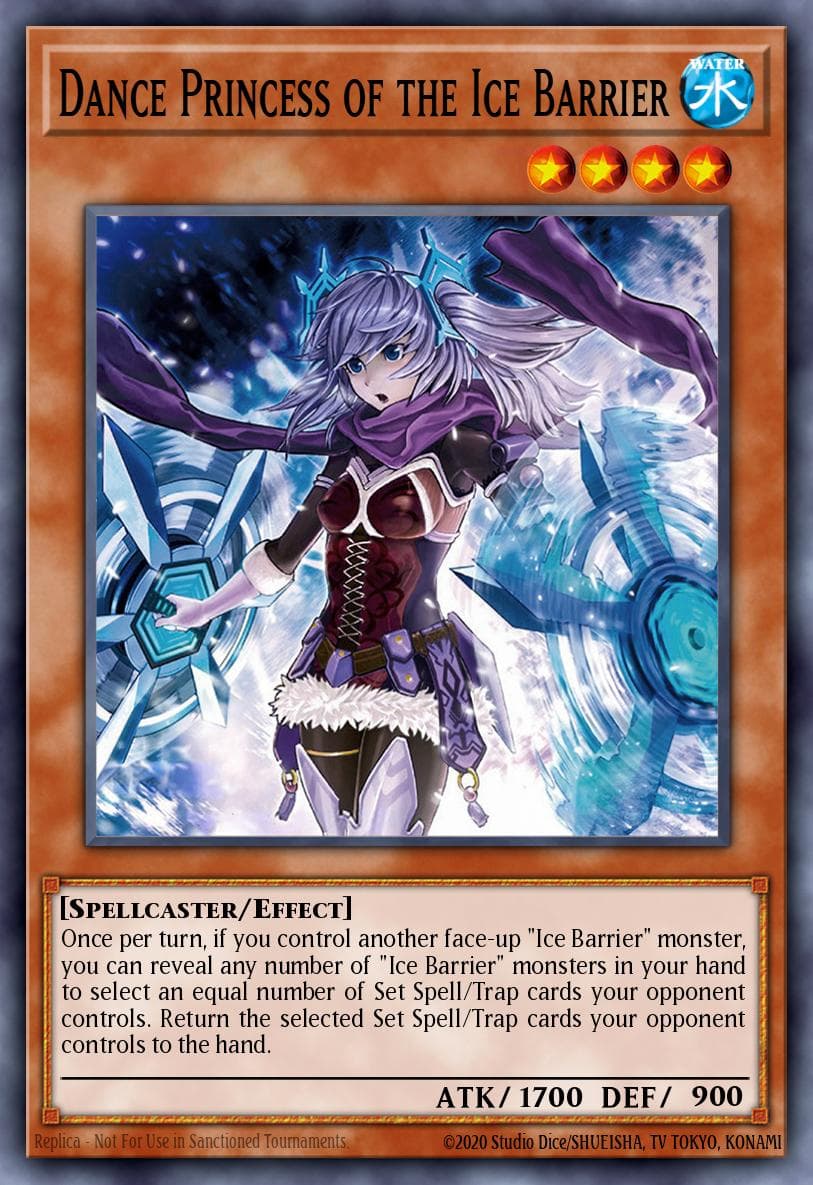 Dance Princess of the Ice Barrier Structure Deck: Freezing Chains card