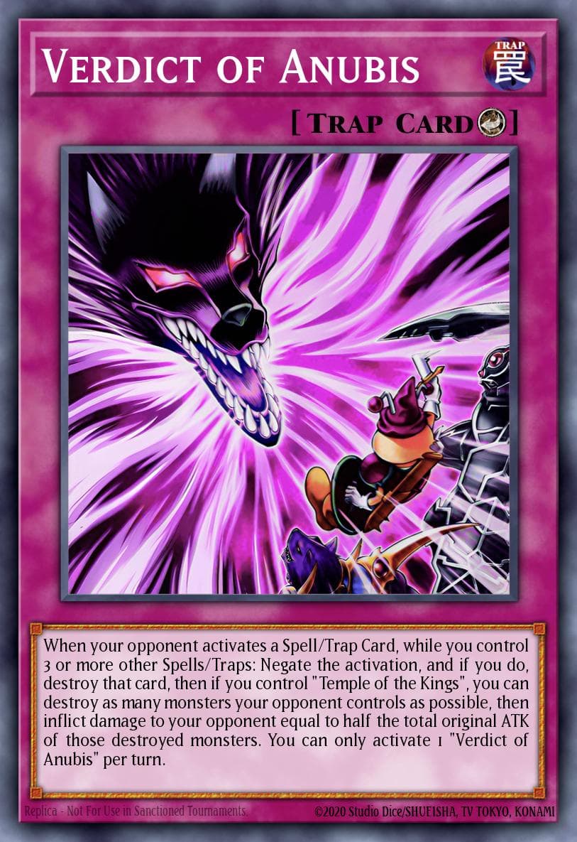 Verdict of Anubis Maze of the Master card