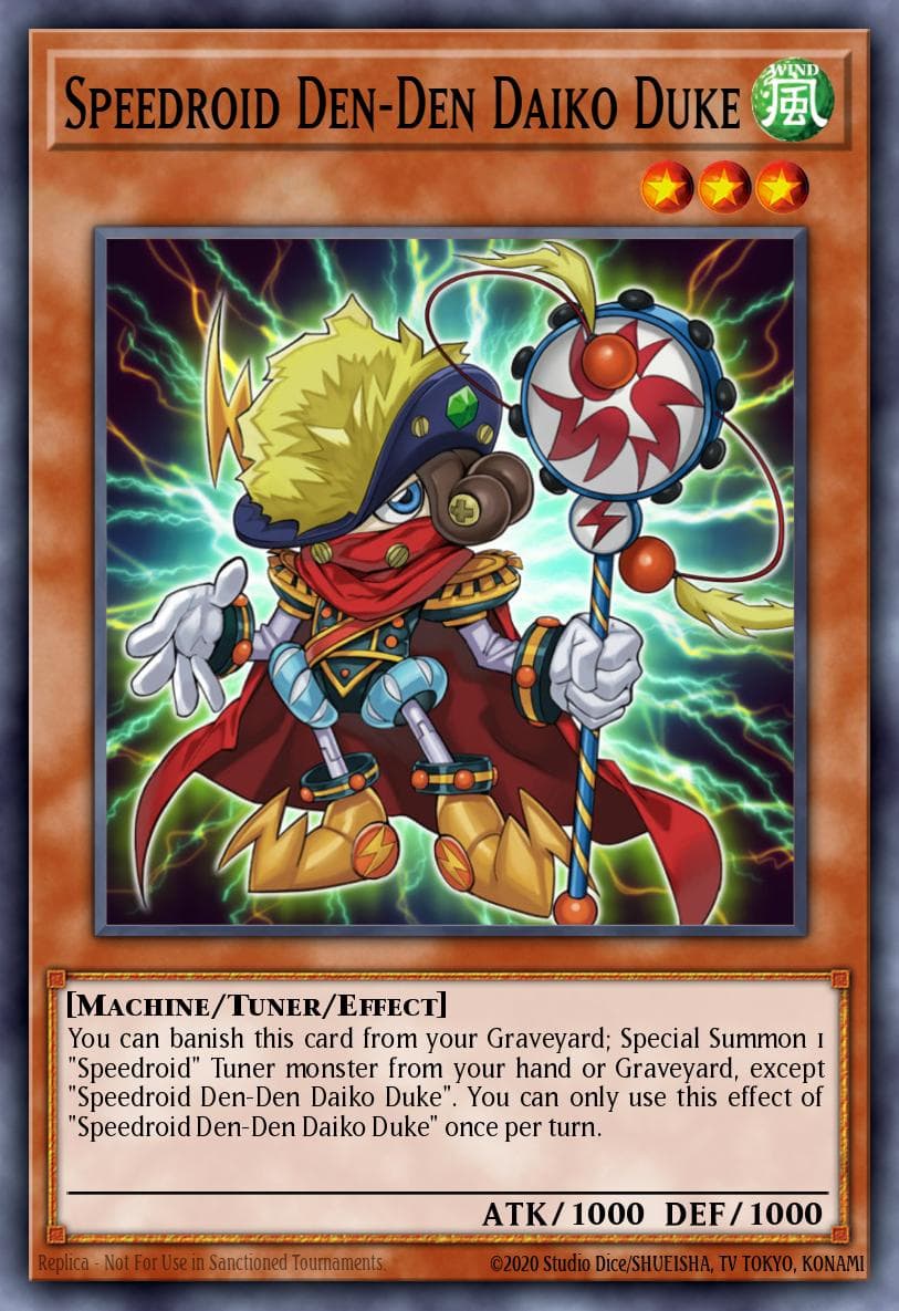 Speedroid Den-Den Daiko Duke Legendary Duelists: Synchro Storm card