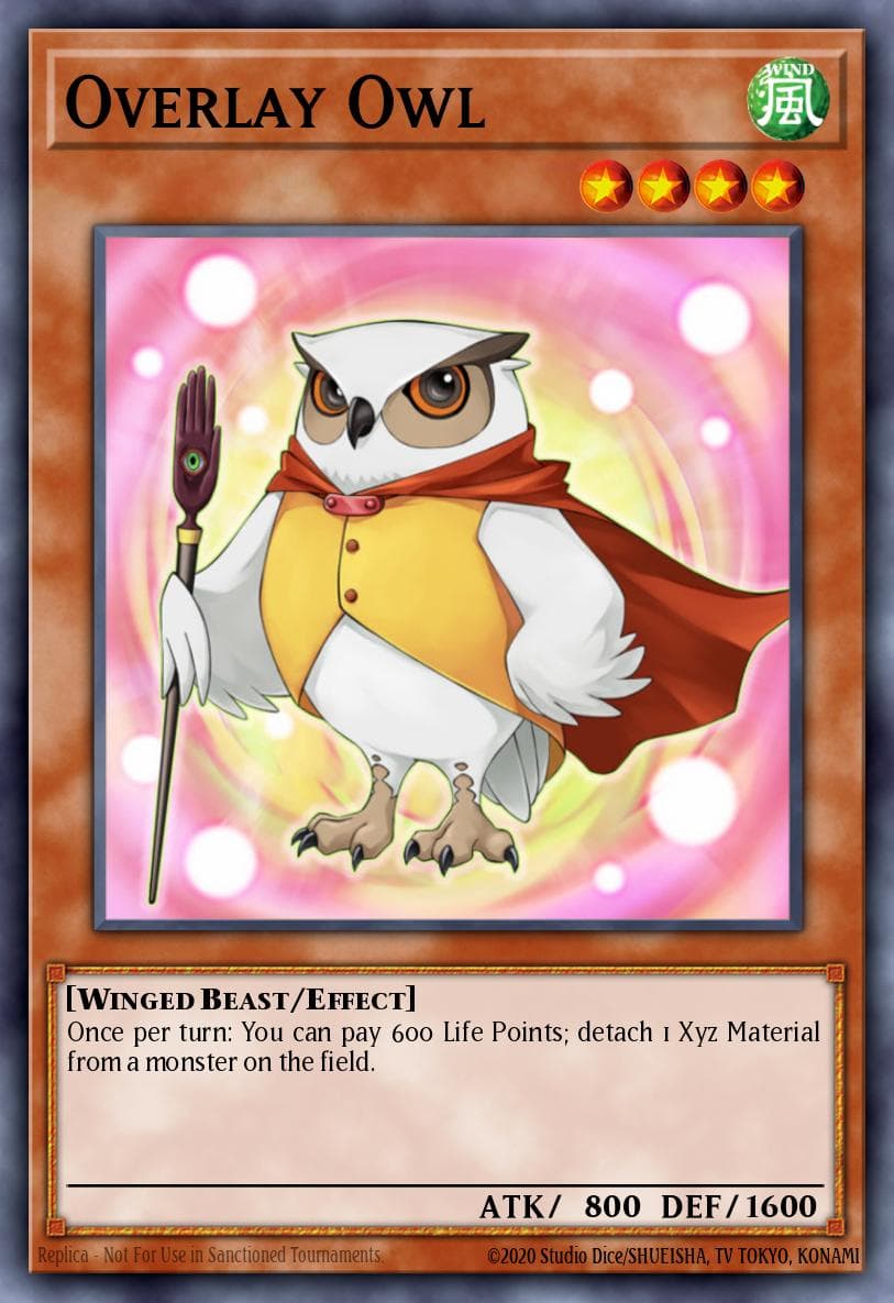 Overlay Owl Galactic Overlord Sneak Peek Participation Card card