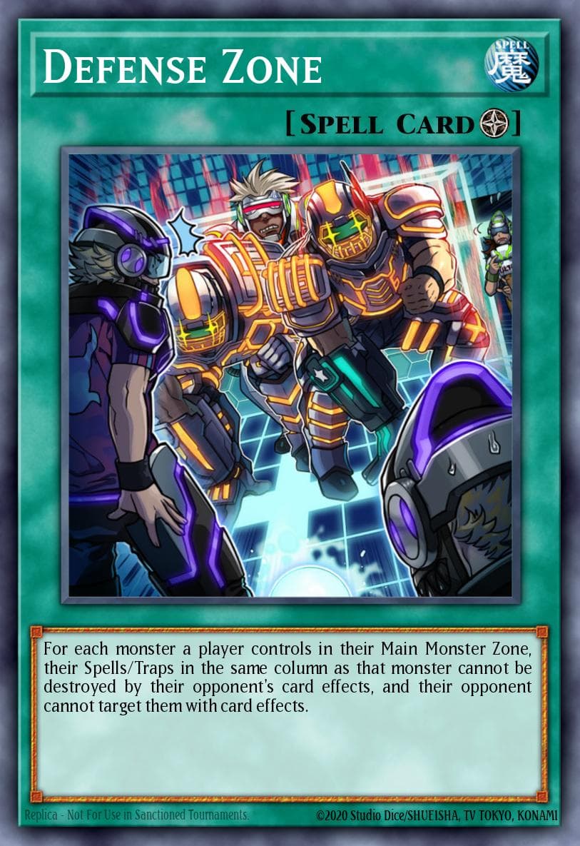 Defense Zone Code of the Duelist Special Edition card