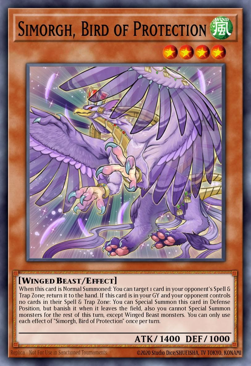 Simorgh, Bird of Protection Rising Rampage Special Edition card