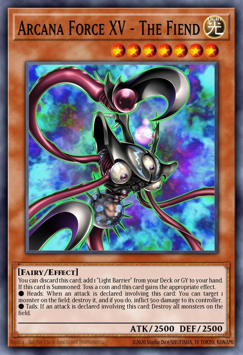 Arcana Force XV - The Fiend Maze of Millennia card