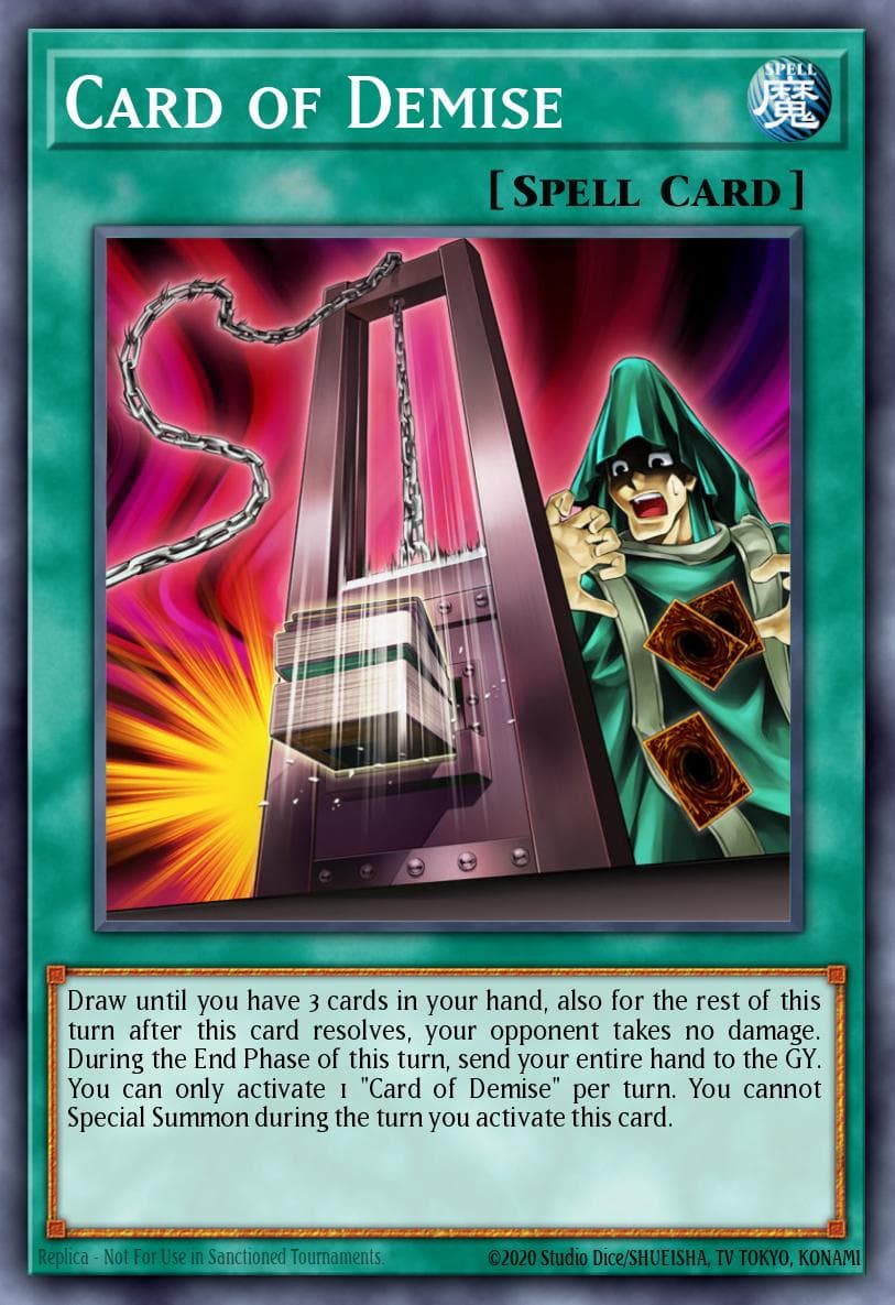 Card of Demise 25th Anniversary Ultimate Kaiba Set card