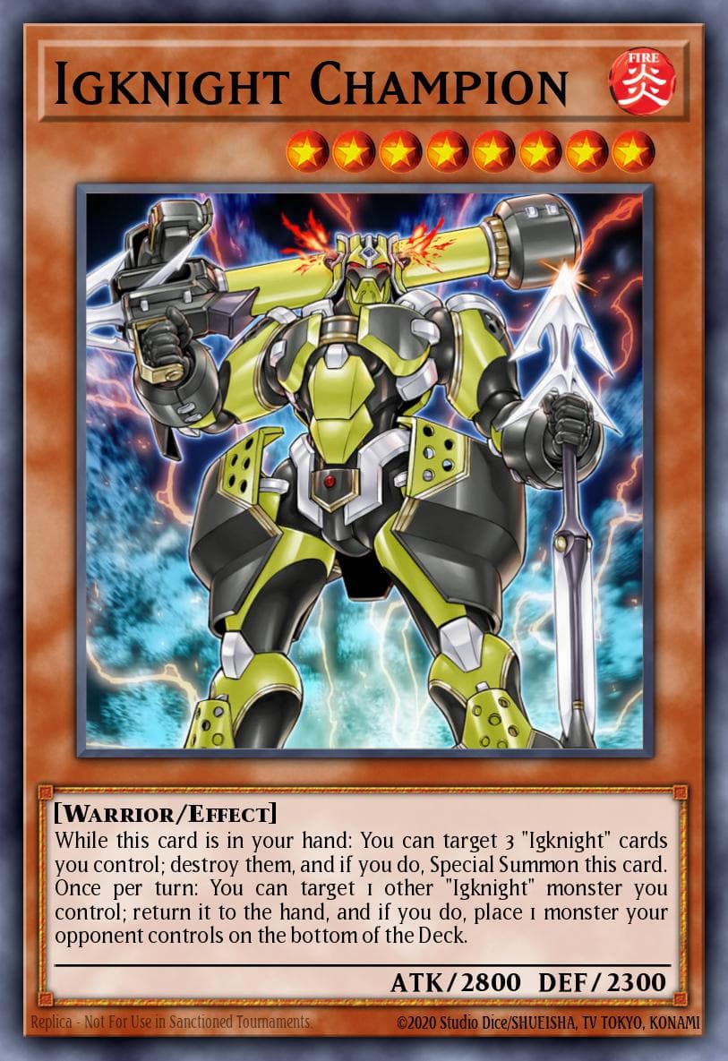 Igknight Champion Clash of Rebellions: Special Edition card