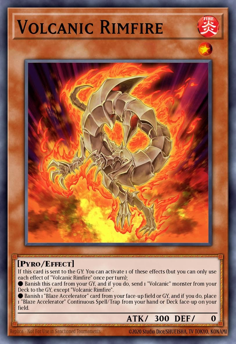 Volcanic Rimfire Legendary Duelists: Soulburning Volcano card