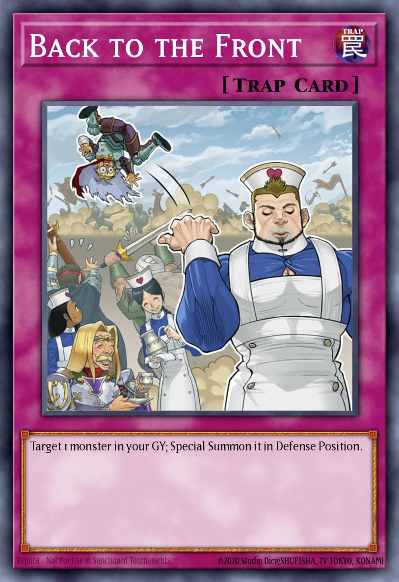 Back to the Front Code of the Duelist Special Edition card