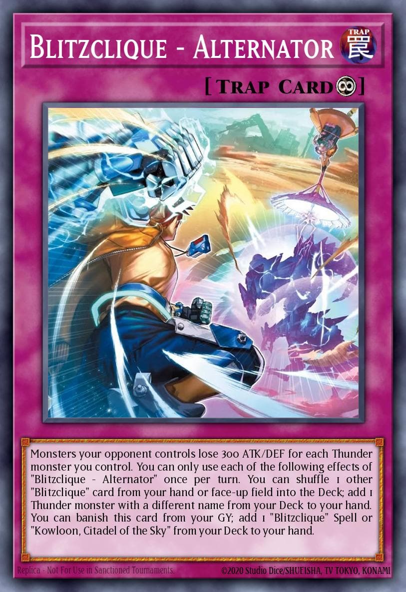 雷盟-交电夹击 游戏王 card