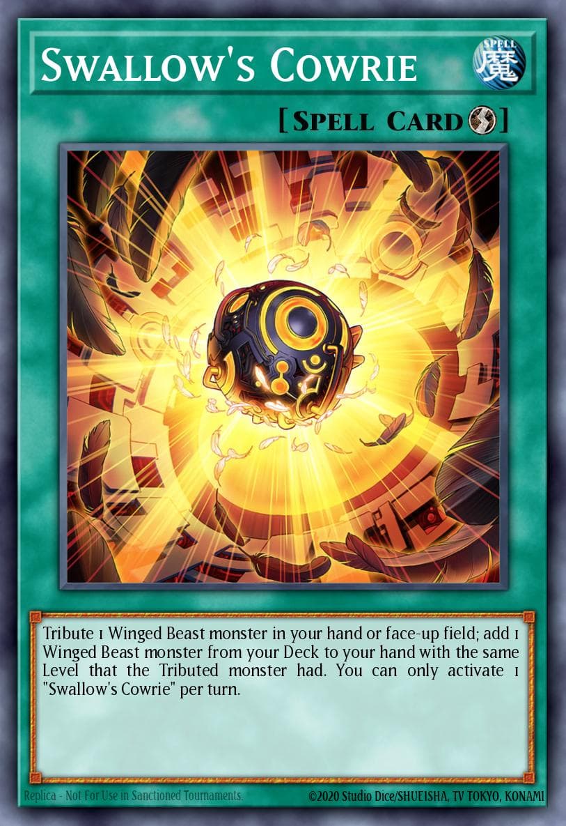 Swallow's Cowrie 游戏王 card