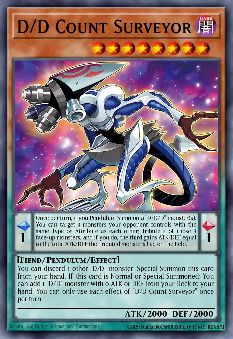 D/D Count Surveyor Rarity Collection 5 card