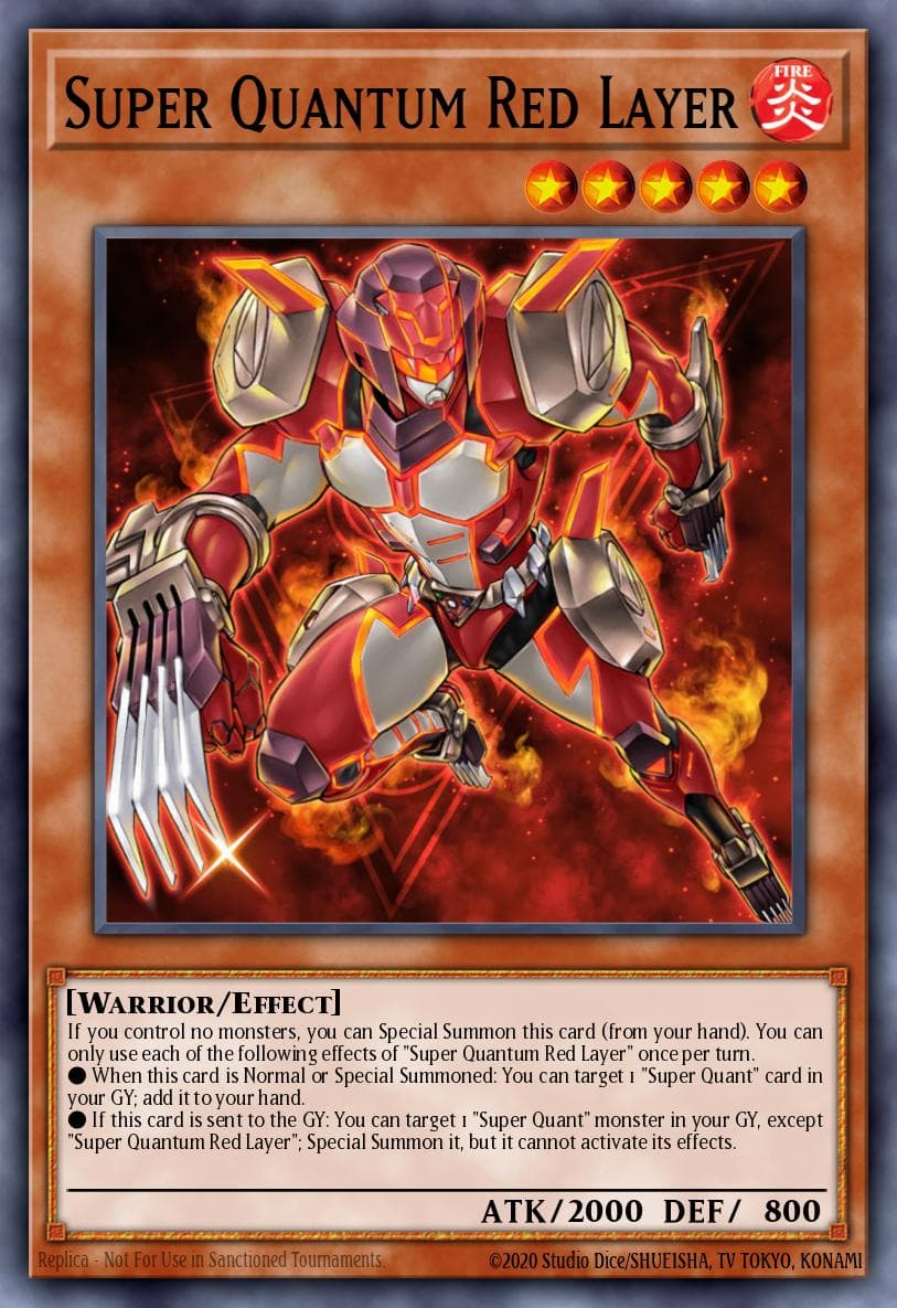 Super Quantum Red Layer OTS Tournament Pack 10 (POR) card