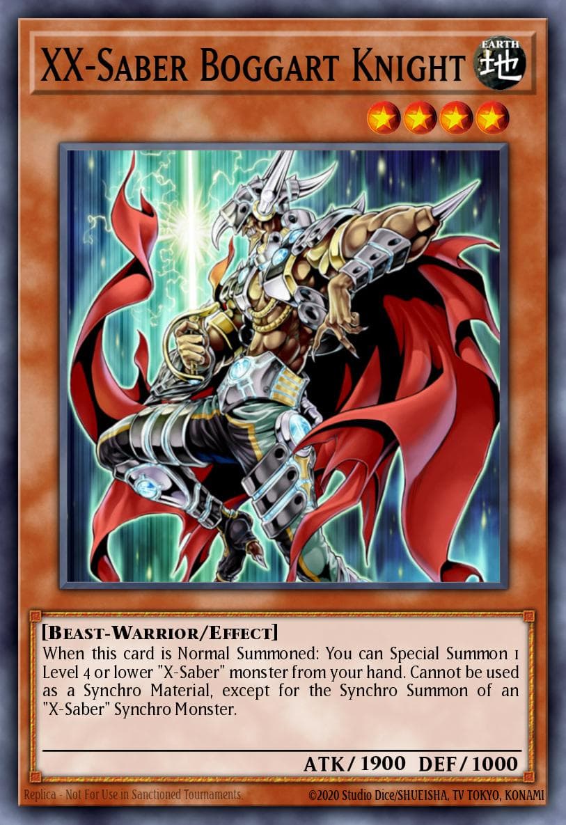 XX-Saber Boggart Knight The Shining Darkness Sneak Peek Participation Card card