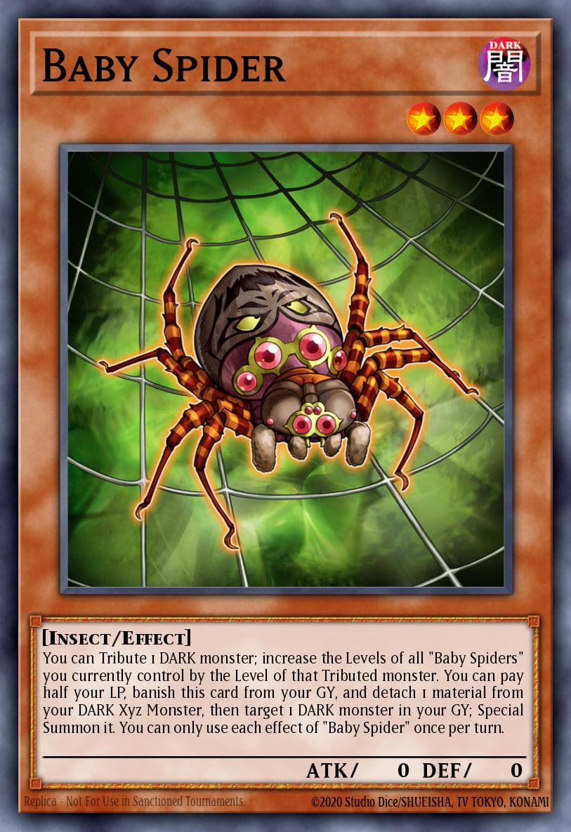 Baby Spider Battles of Legend: Monstrous Revenge card