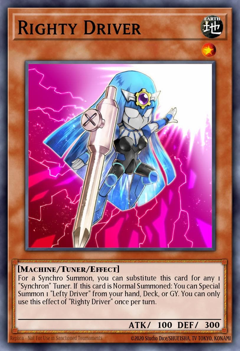 Righty Driver Structure Deck: Mechanized Madness card