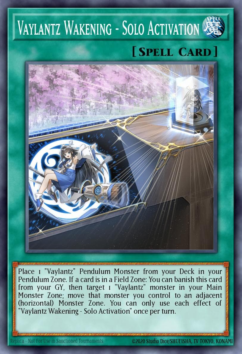 Vaylantz Wakening - Solo Activation Darkwing Blast card