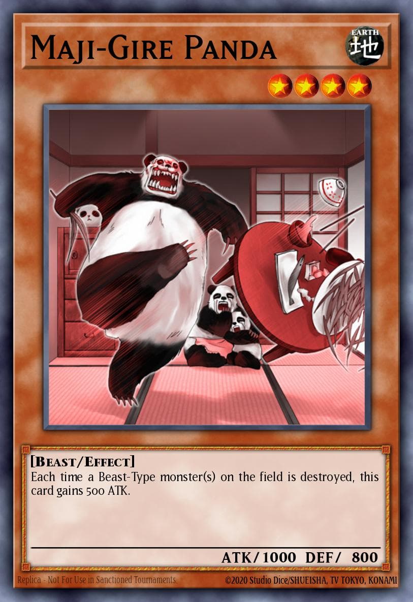Maji-Gire Panda Dark Revelation Volume 3 card