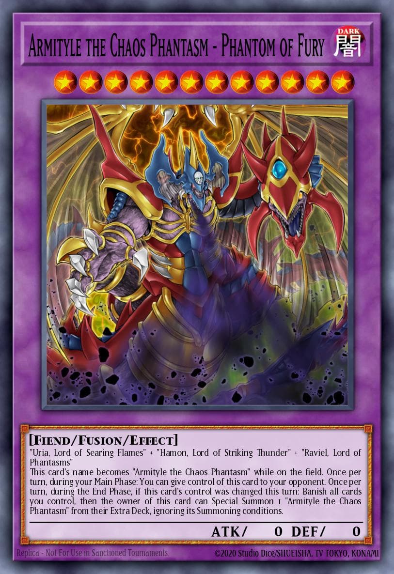 Armityle the Chaos Phantasm - Phantom of Fury Phantom Rage Premiere! promotional card card