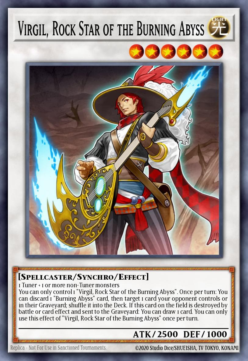 Virgil, Rock Star of the Burning Abyss 2015 Mega-Tin Mega Pack card