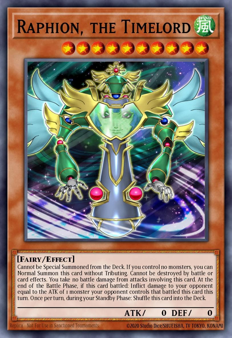 Raphion, the Timelord Battles of Legend: Relentless Revenge card