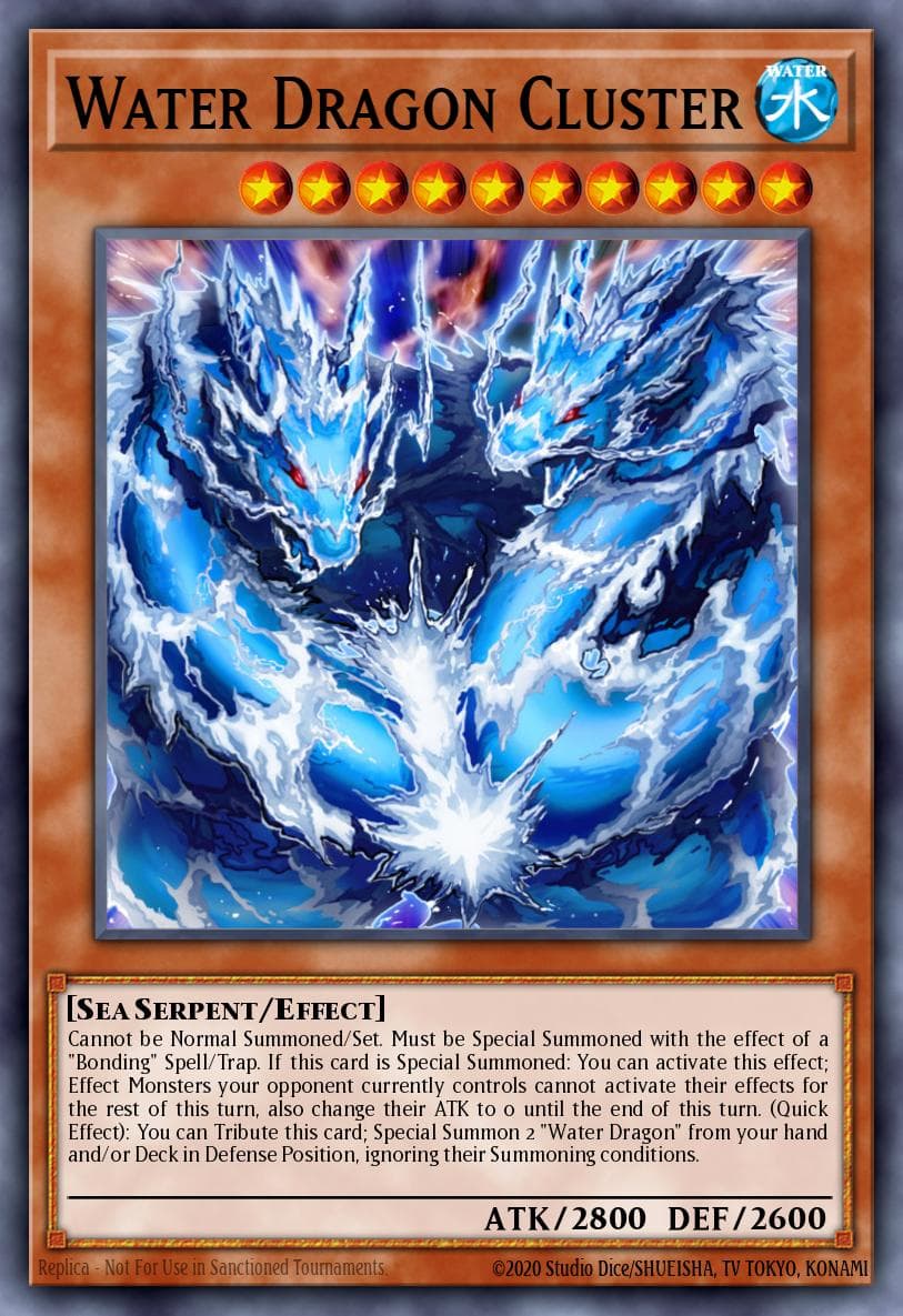 Water Dragon Cluster Speed Duel GX: Midterm Paradox card