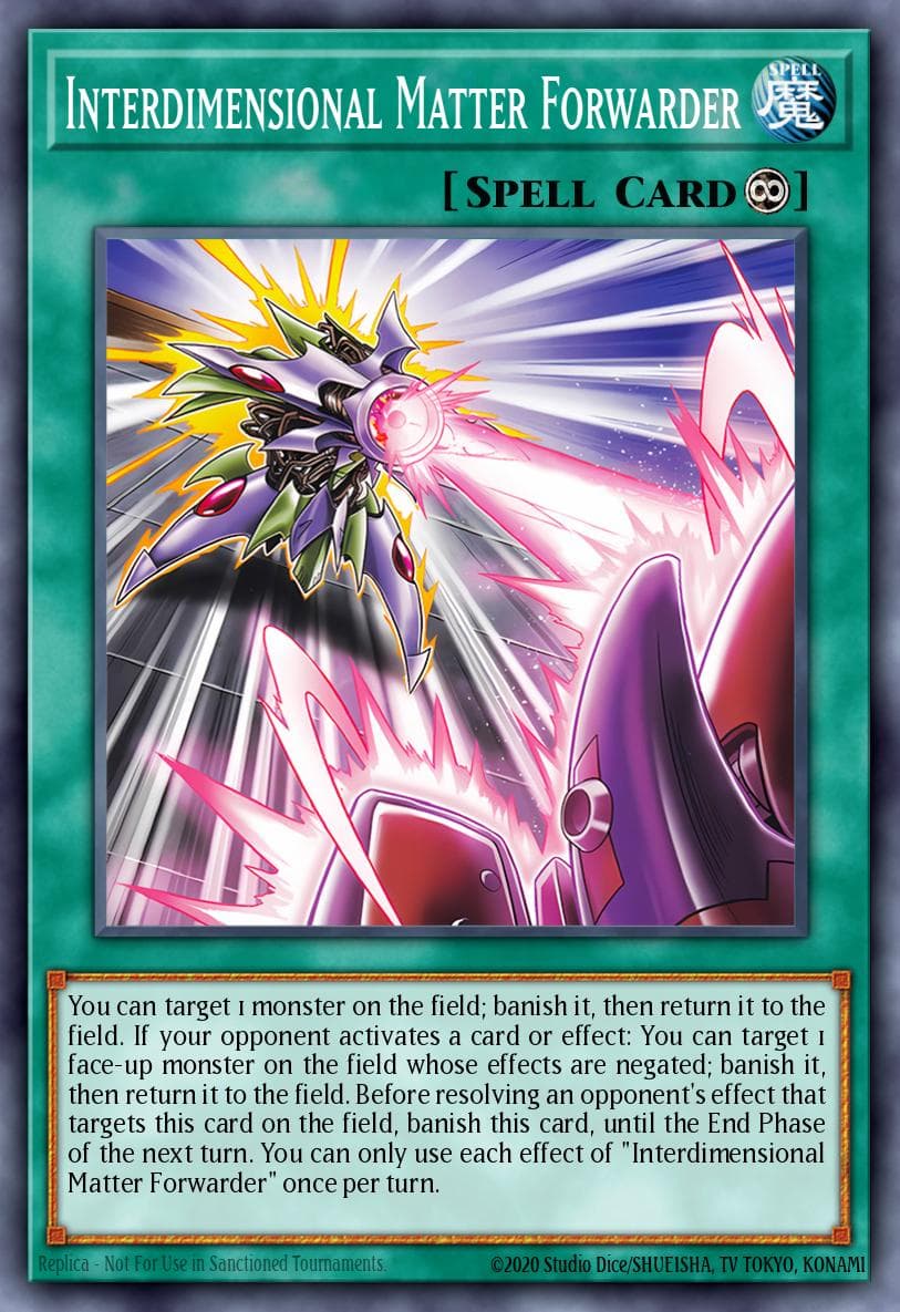 Interdimensional Matter Forwarder The Infinite Forbidden card
