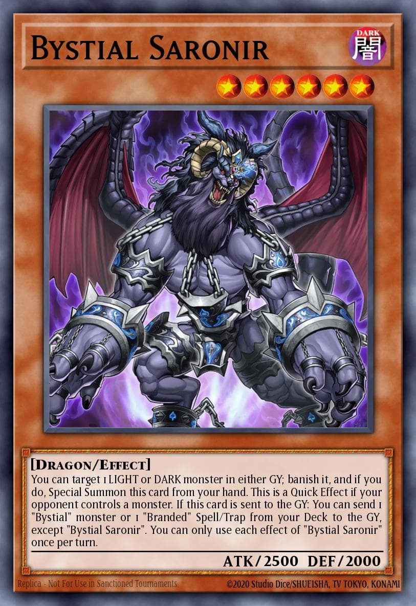 Bystial Saronir THE CHRONICLES DECK: The Fallen & The Virtuous (All-Foil Edition) card