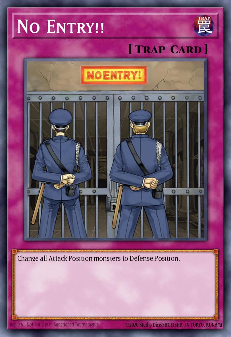 No Entry!! Gladiator's Assault: Special Edition card