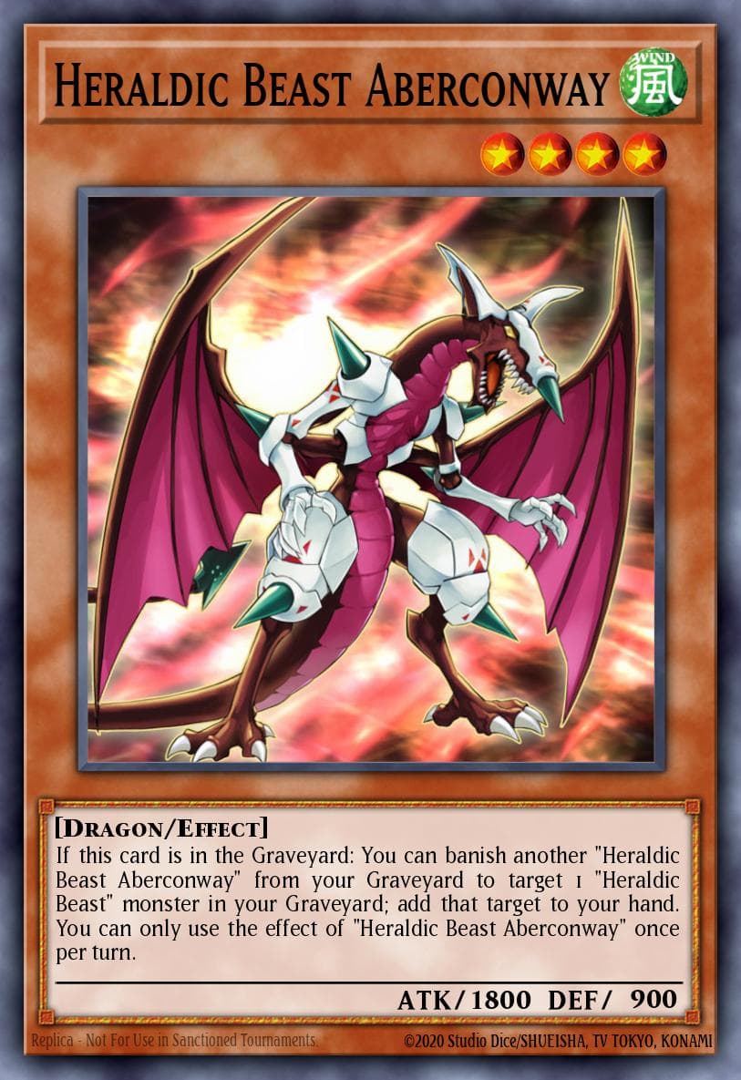 Heraldic Beast Aberconway Battles of Legend: Monster Mayhem card