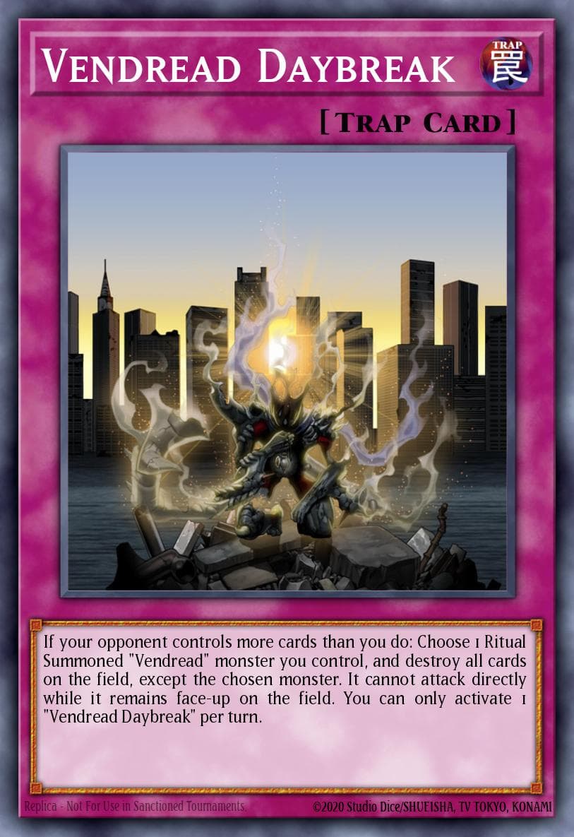 Vendread Daybreak Flames of Destruction Special Edition card