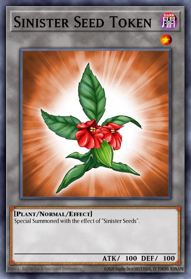 Sinister Seed Token 遊戲王 card