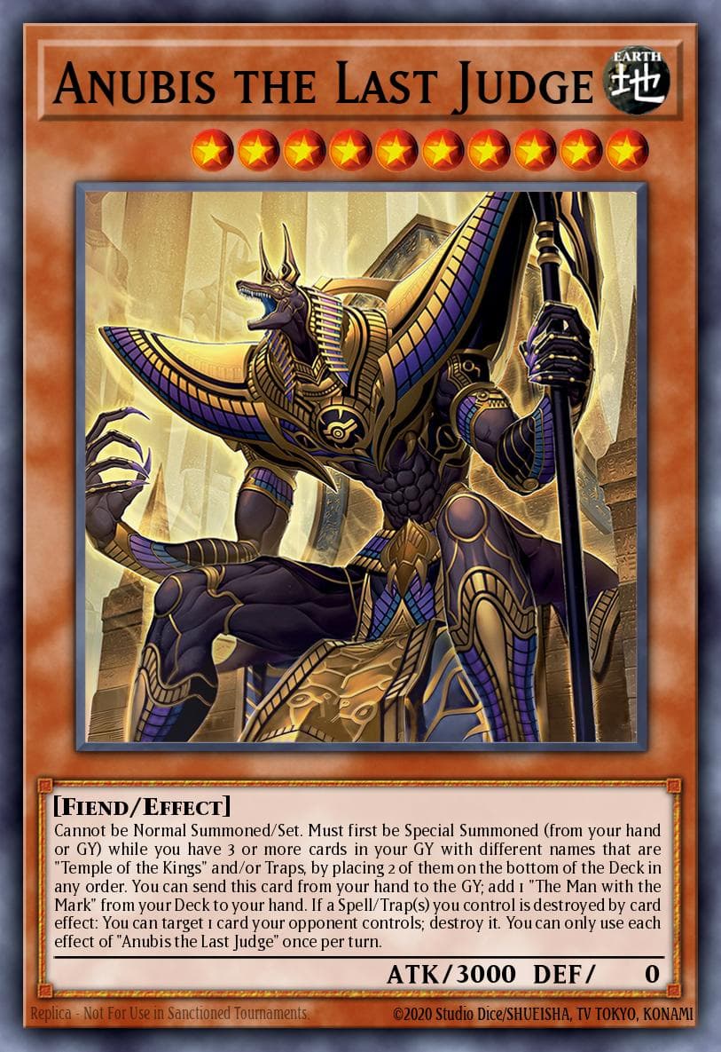 Anubis the Last Judge Maze of the Master card