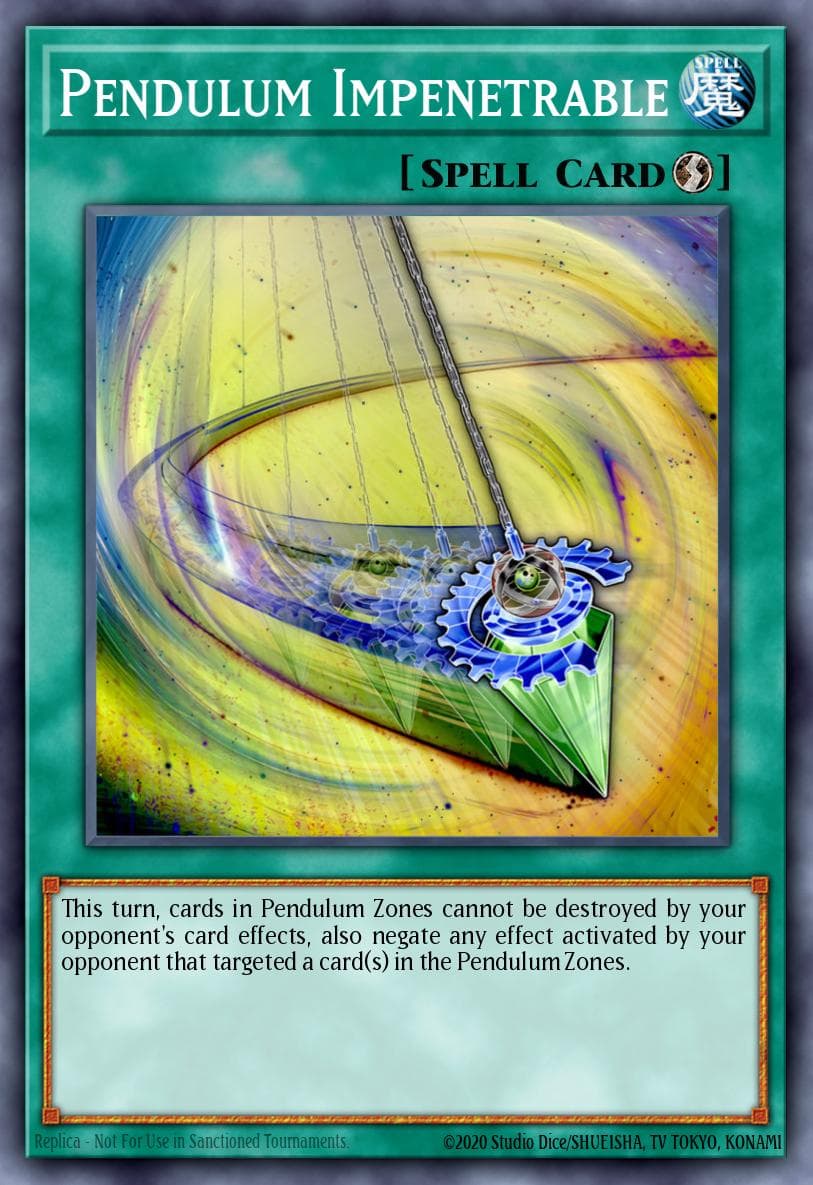 Pendulum Impenetrable 遊戲王 card