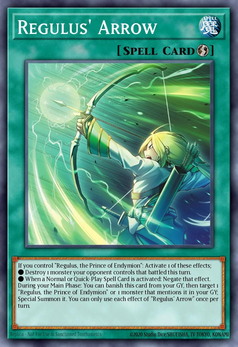 雷格鲁斯之箭 遊戲王 card