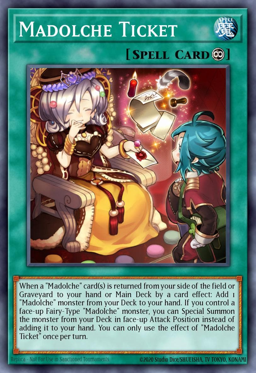 Madolche Ticket Abyss Rising: Special Edition card