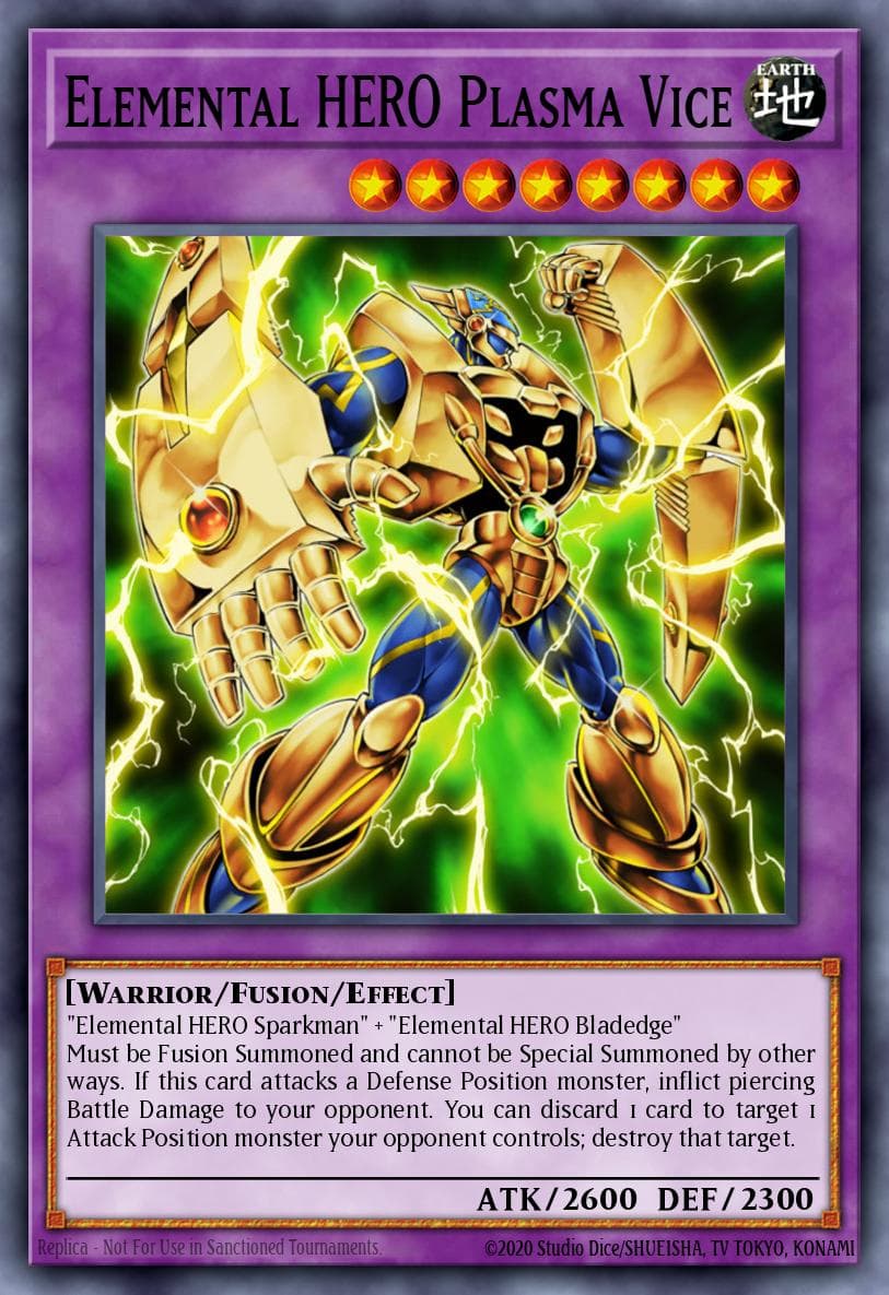 Elemental HERO Plasma Vice Gladiator's Assault: Special Edition card