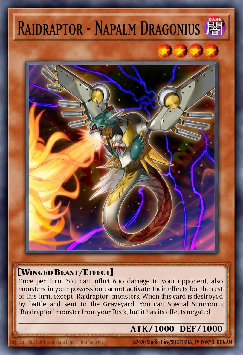 Raidraptor - Napalm Dragonius Dragons of Legend: The Complete Series card