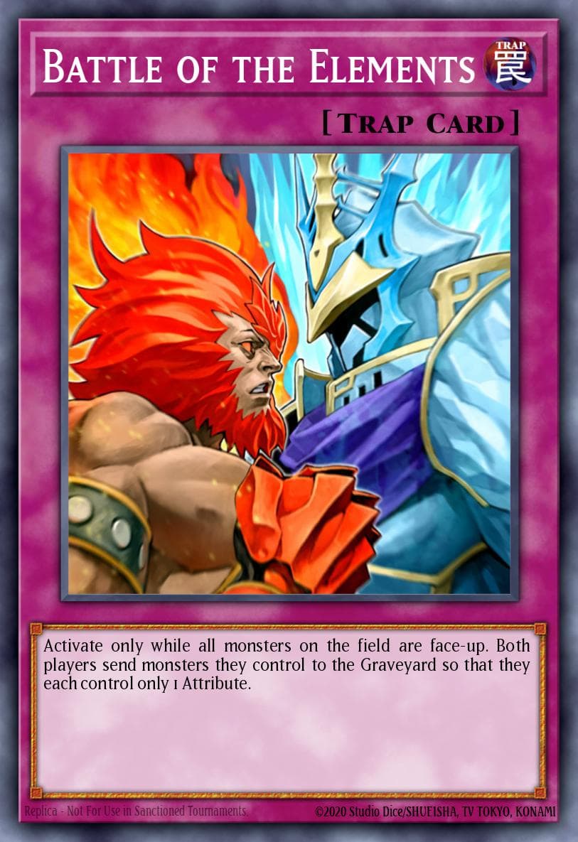 Battle of the Elements Ancient Prophecy: Special Edition card