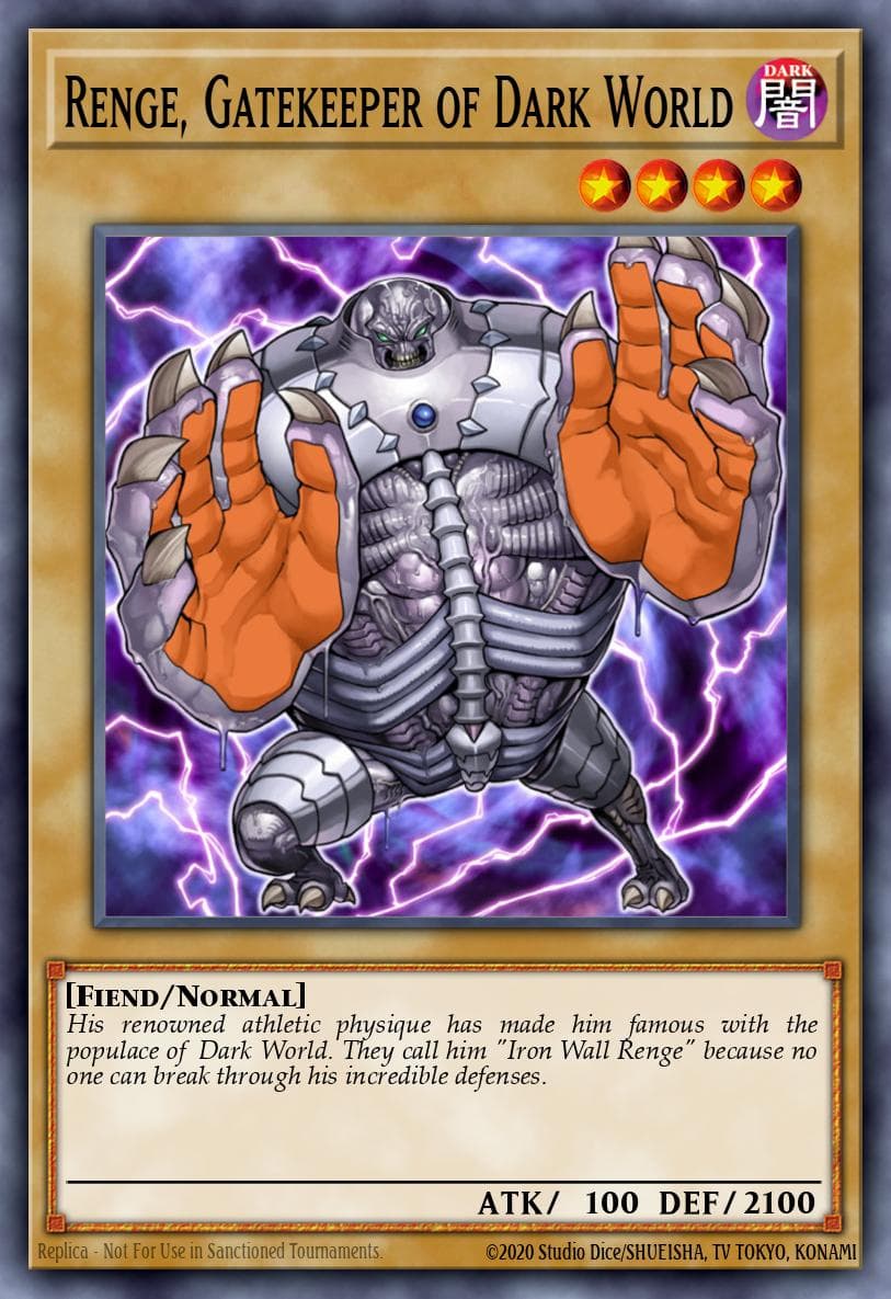 Renge, Gatekeeper of Dark World Gates of the Underworld Structure Deck card