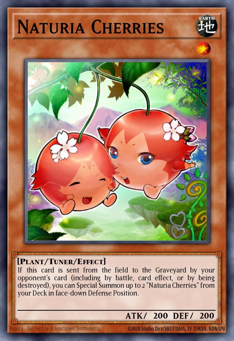 Naturia Cherries Starstrike Blast Sneak Peek Participation Card card