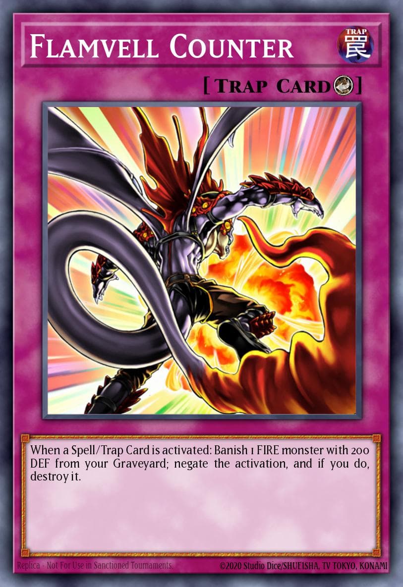 Flamvell Counter Ancient Prophecy: Special Edition card